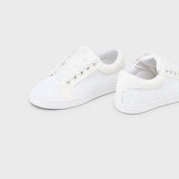 Mayoral Παιδικά Sneakers Λευκά Γκλίτερ