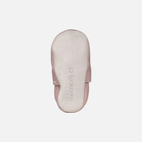 Geox Gloviedoo FIrst Steps Δερμάτινα Ροζ