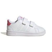 Adidas Βρεφικά Sneakers Advantage Λευκό Ροζ