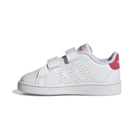 Adidas Βρεφικά Sneakers Advantage Λευκό Ροζ