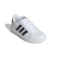 Adidas Παιδικά Grand Court Κορδόνι Λευκό/Μαυρό