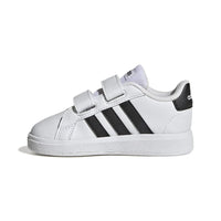 Adidas Βρεφικά Grand Court Λευκό Μάυρο