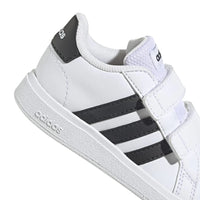 Adidas Βρεφικά Grand Court Λευκό Μάυρο