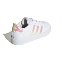 Adidas Παιδικά Grand Court Κορδόνι Λευκό/Ιριδίζον