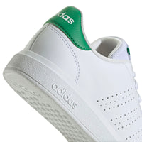 Adidas Παιδικά Advantage Base 2.0 J Λευκό Πράσινο Κορδόνι