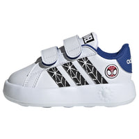 Adidas Βρεφικά Cf Grand Court Spider-Man Λευκό-Μπλέ