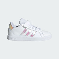 Adidas Παιδικά Grand Court Λευκό-Ιριδίζον