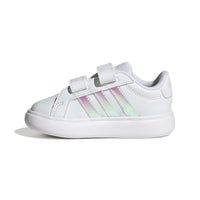 Adidas Βρεφικά Sneakers Grand Court Bubble CF Λευκό- Ιριδίζον