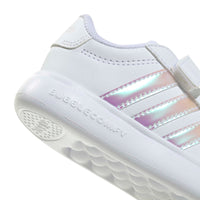 Adidas Βρεφικά Sneakers Grand Court Bubble CF Λευκό- Ιριδίζον