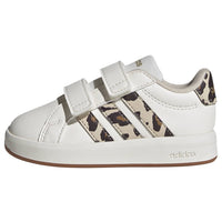 Adidas Βρεφικά Sneakers Grand Court Λευκό- Λεοπάρ
