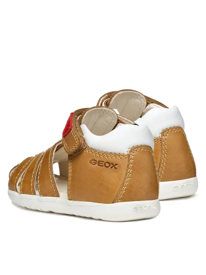 Geox Βρεφικά Πέδιλα Κλειστά Macchia Καφέ