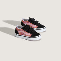 Vans Βρεφικά Old Skool Pink Floral  Μαύρο