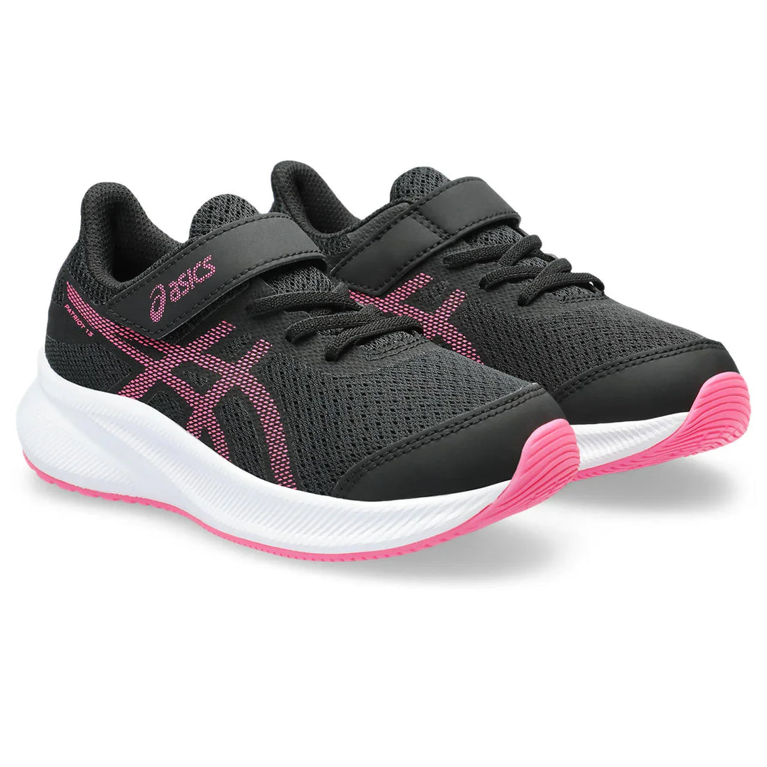 Asics Παιδικά Patriot 13 Μαυρο/Φουξια Αυτοκόλητο