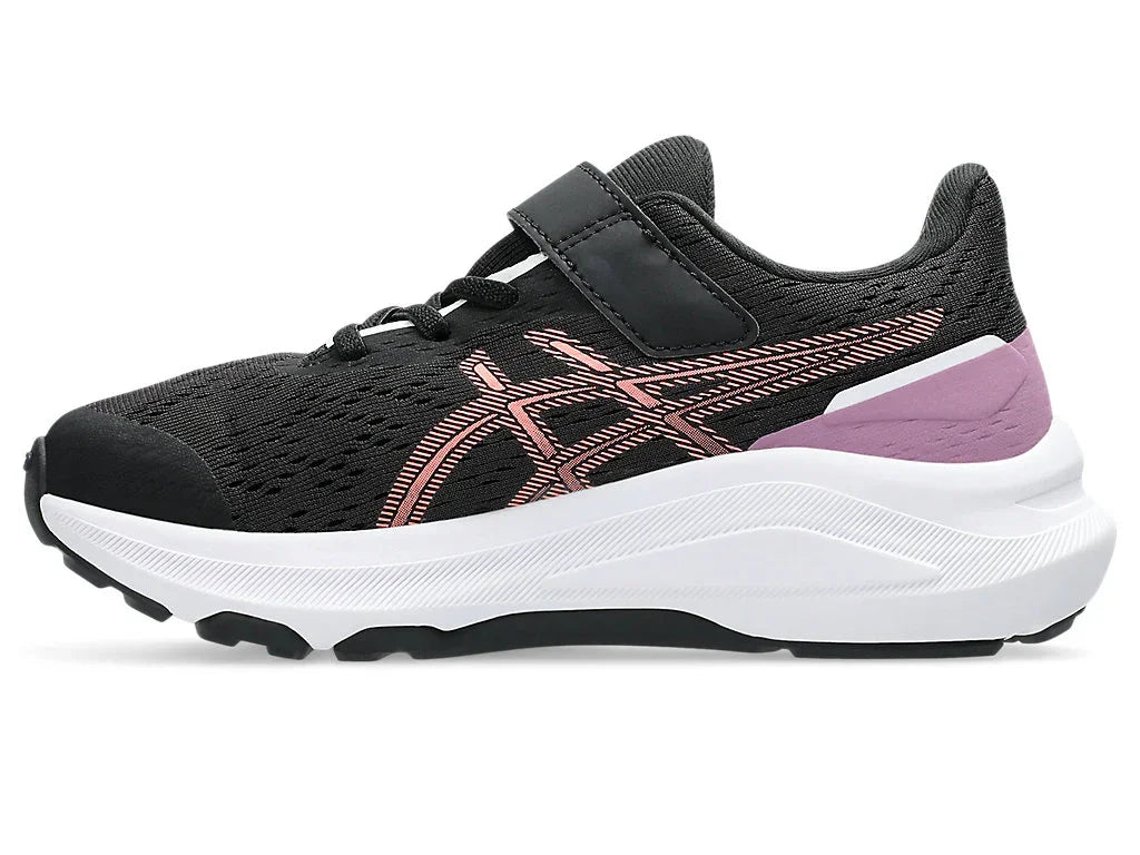 Asics Παιδικά Gt-1000 13ps Μαύρο/Κοραλί Αυτοκόλητο