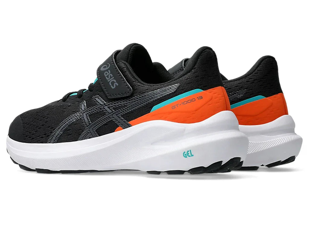 Asics Παιδικά Gt-1000 13ps Μάυρο/Πορτ Αυτοκόλητο
