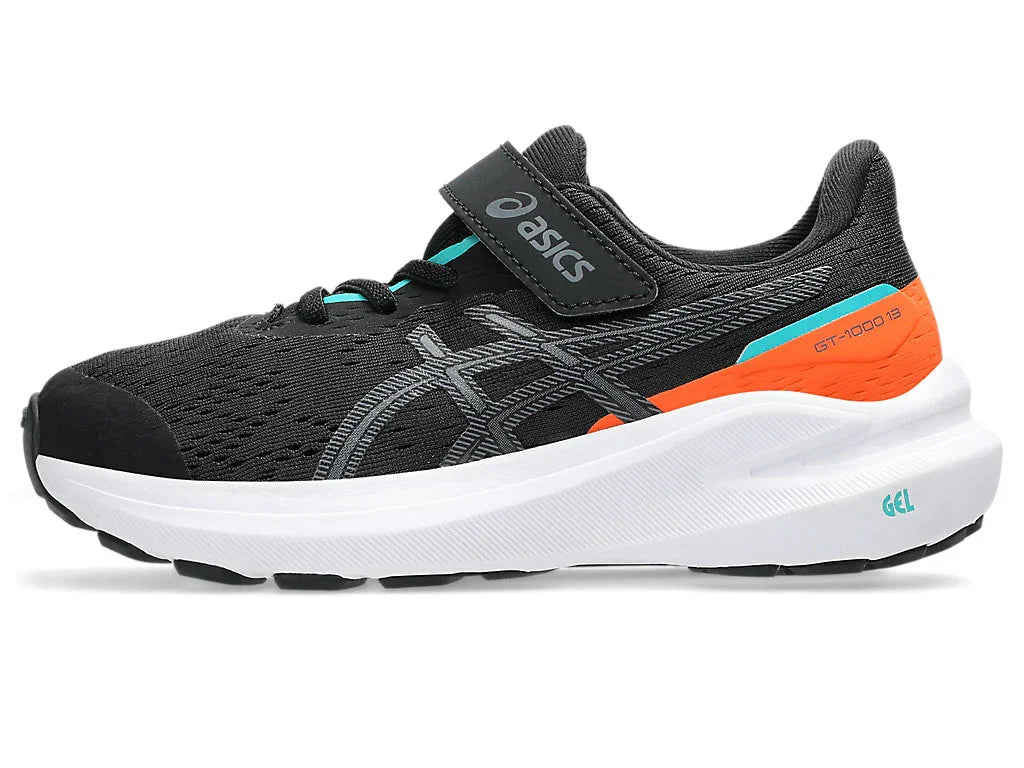 Asics Παιδικά Gt-1000 13ps Μάυρο/Πορτ Αυτοκόλητο