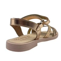 Scarpy Παιδικά Πέδιλα 192A Χαλκός Αυτοκόλλητο