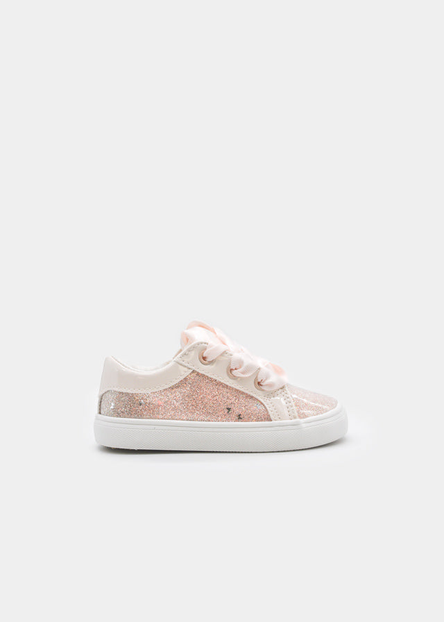 Mayoral Βρεφικά Sneakers Κορίτσι Ροζ Γλίτερ