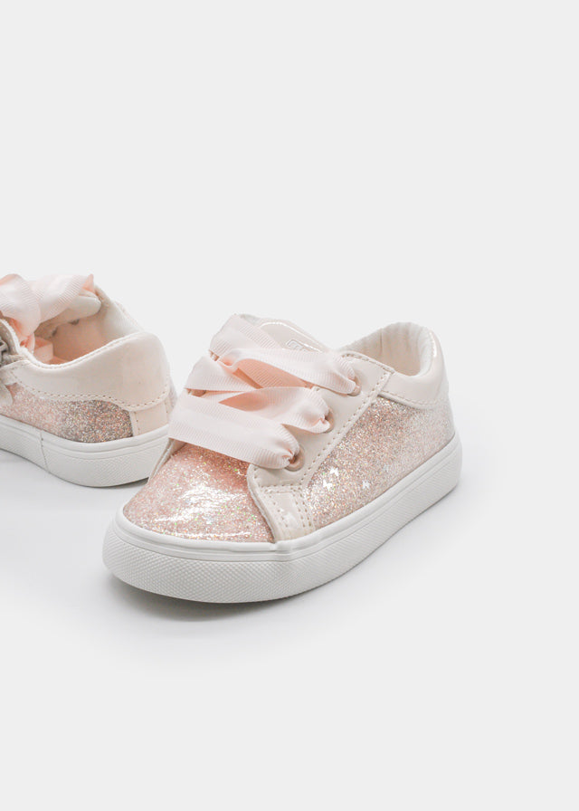Mayoral Βρεφικά Sneakers Κορίτσι Ροζ Γλίτερ