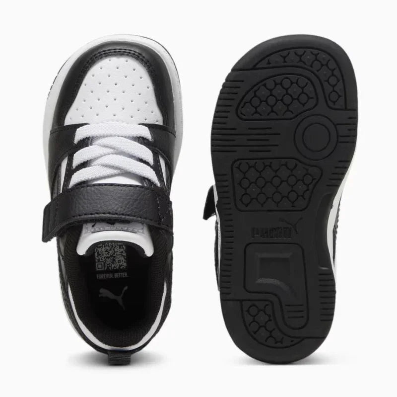 Puma Παιδικό Rebound V6 Λευκό/Μαύρο