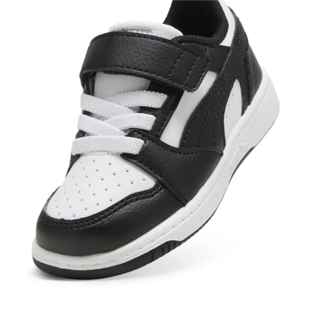 Puma Παιδικό Rebound V6 Λευκό/Μαύρο