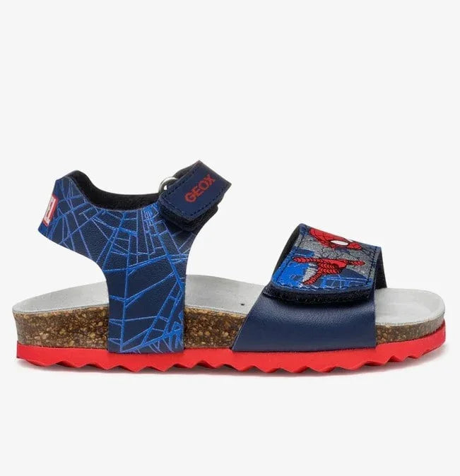 Geox Παιδικά Πέδιλα Chalki Spider-Man