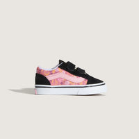 Vans Βρεφικά Old Skool Pink Floral  Μαύρο