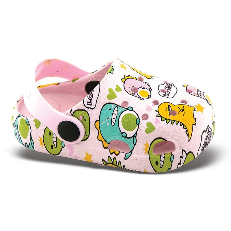 Cubanitas Clogs Δεινόσαυροι Ροζ