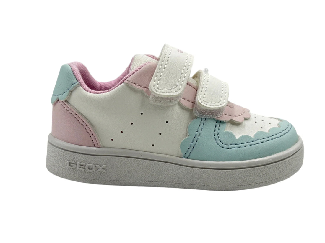 Geox Βρεφικά Sneakers Eclyper Λευκό/Γαλάζιο