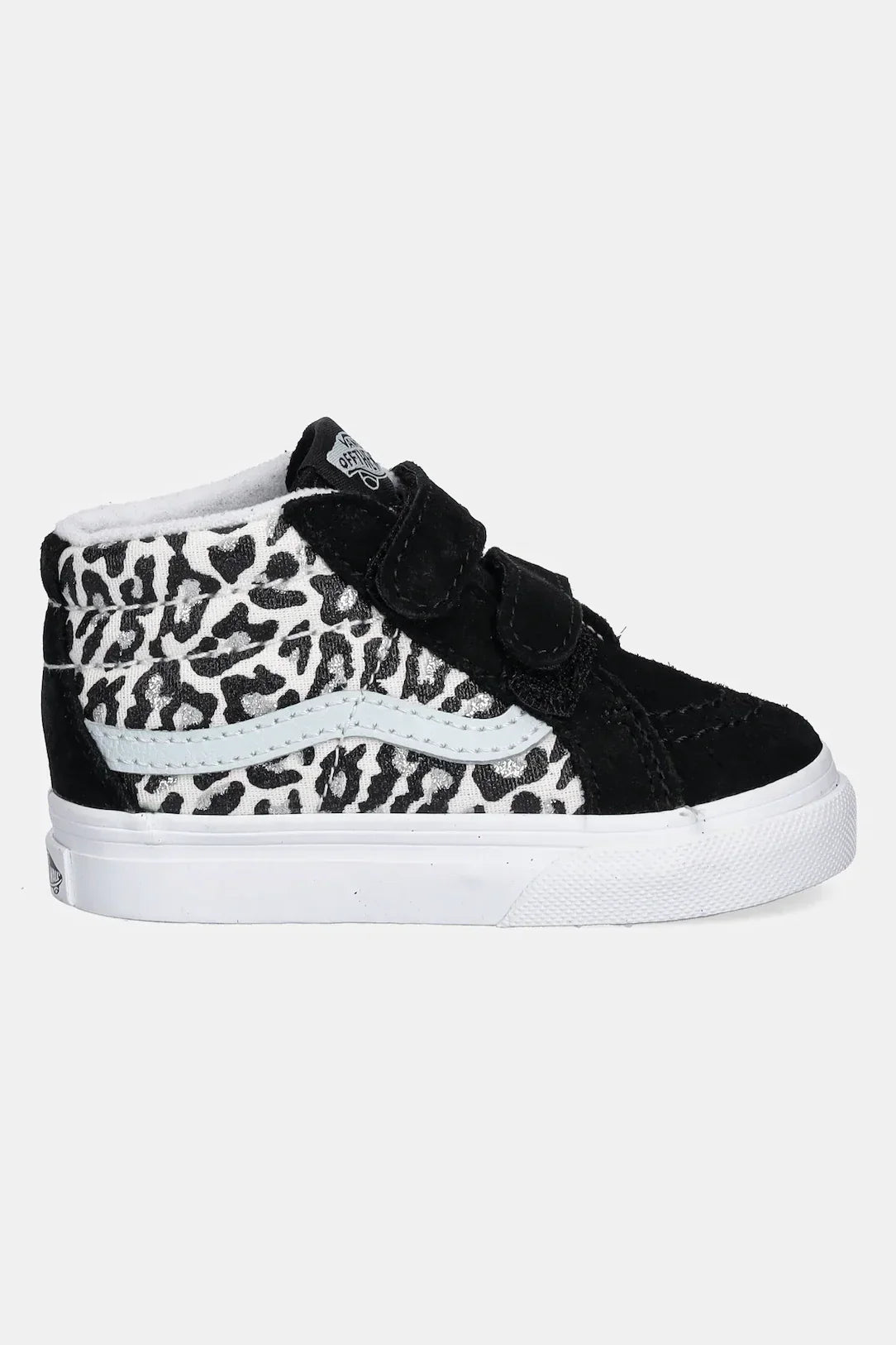 Vans Βρεφικά SK8-Mid Leopard Glitter Ημιμποτα Μαύρο