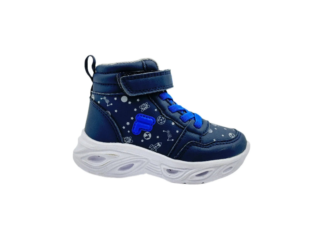 Fila Βρεφικά Μποτάκια Memory Wizzard Μπλε Φωτάκια