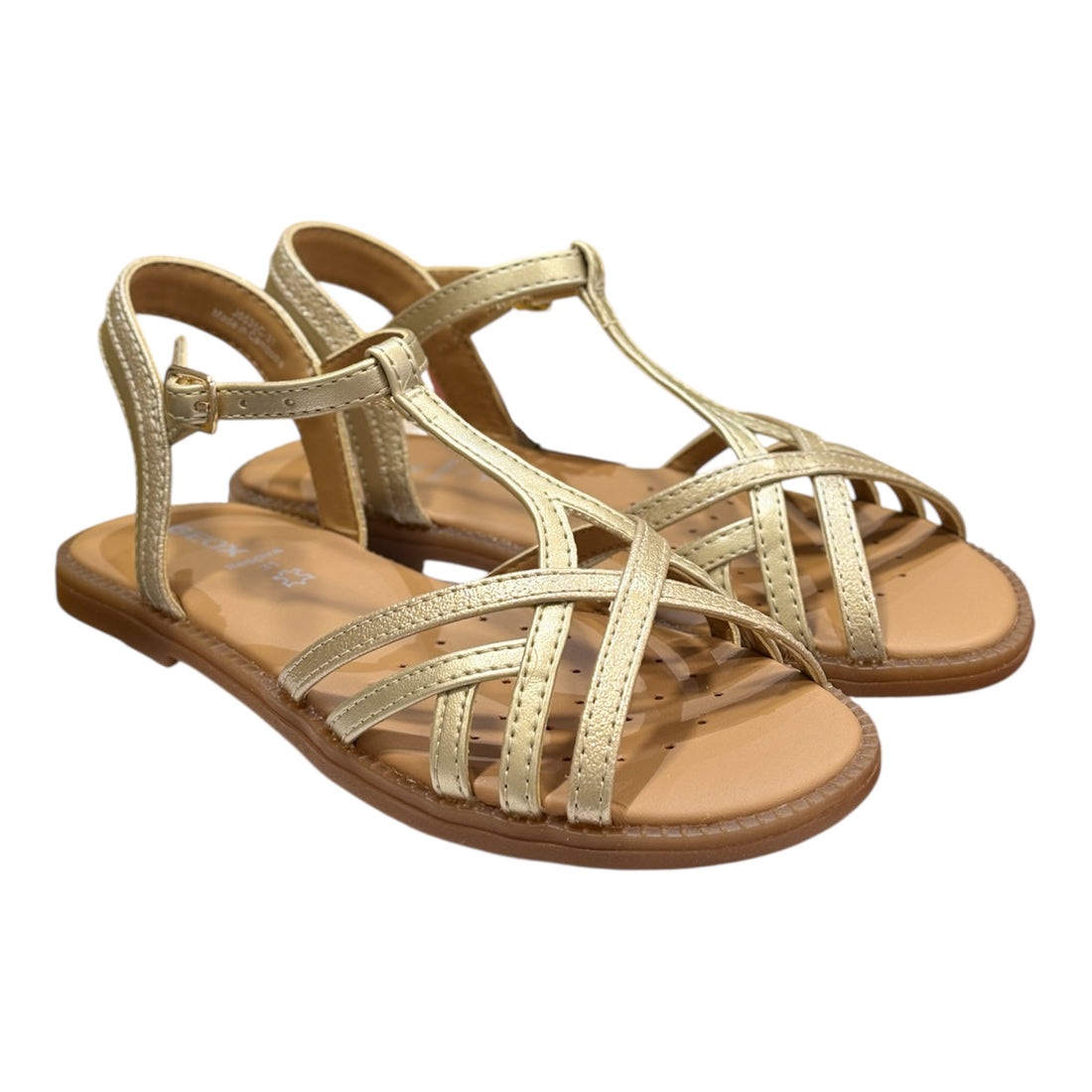 Geox Παιδικά Πέδιλα Sandal Karly Χρυσό