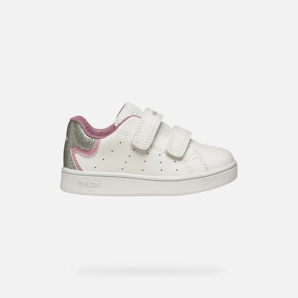 Geox Βρεφικά Sneakers Eclyper Λευκά