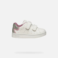Geox Βρεφικά Sneakers Eclyper Λευκά