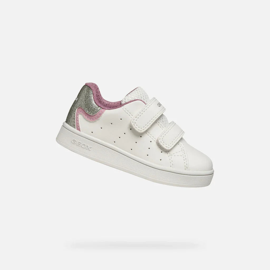 Geox Βρεφικά Sneakers Eclyper Λευκά