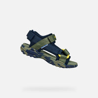 Geox Παιδικά Πέδιλα Borealis Water Friendly Πράσινα