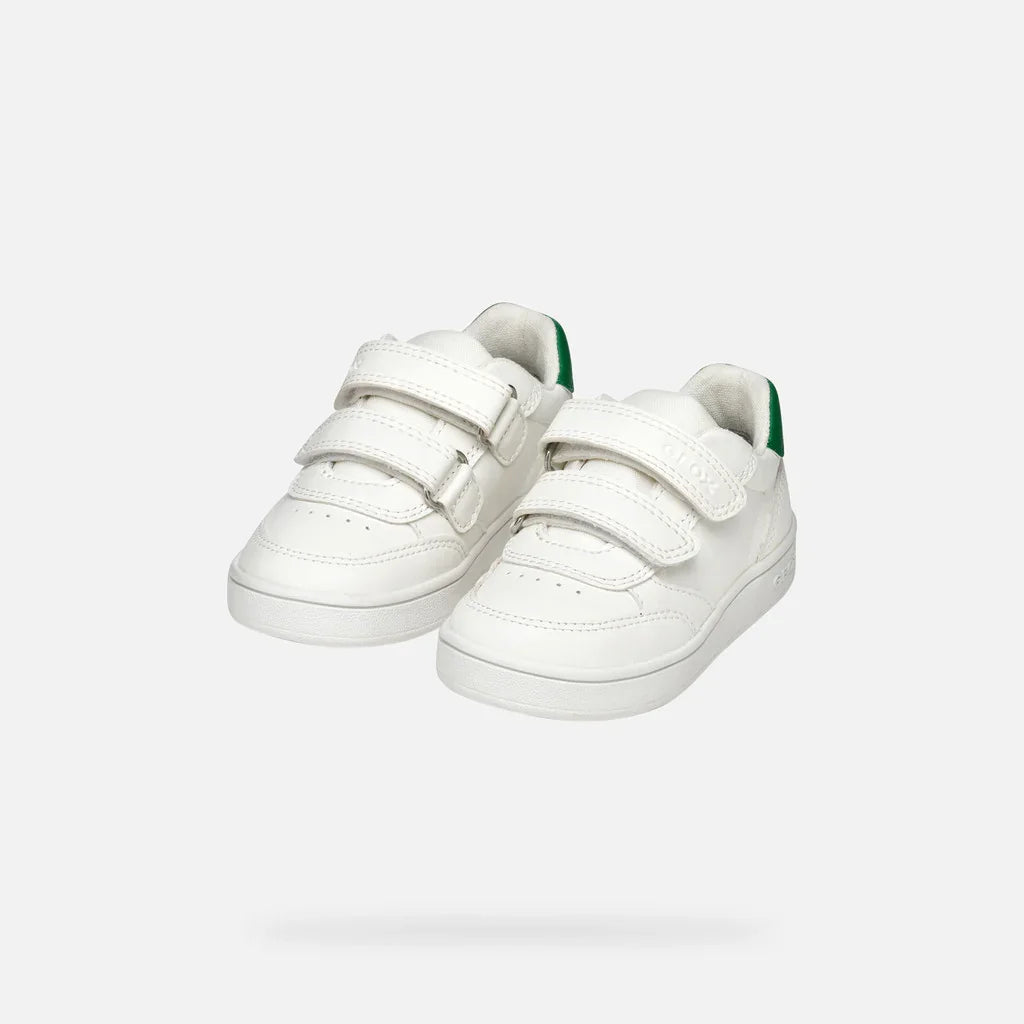 Geox Βρεφικά Sneakers Eclyper Λευκο Πράσινο