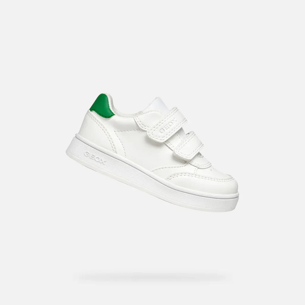 Geox Βρεφικά Sneakers Eclyper Λευκο Πράσινο