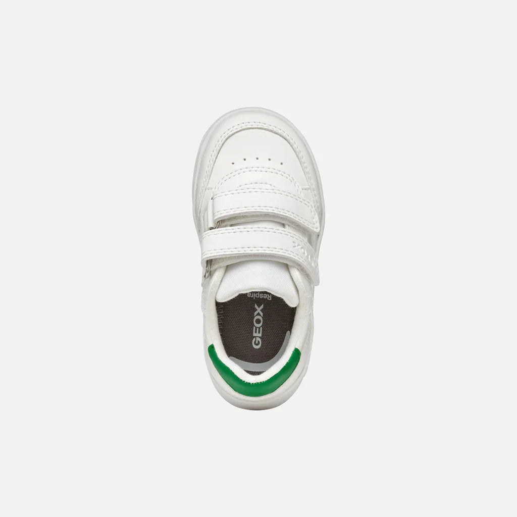 Geox Βρεφικά Sneakers Eclyper Λευκο Πράσινο