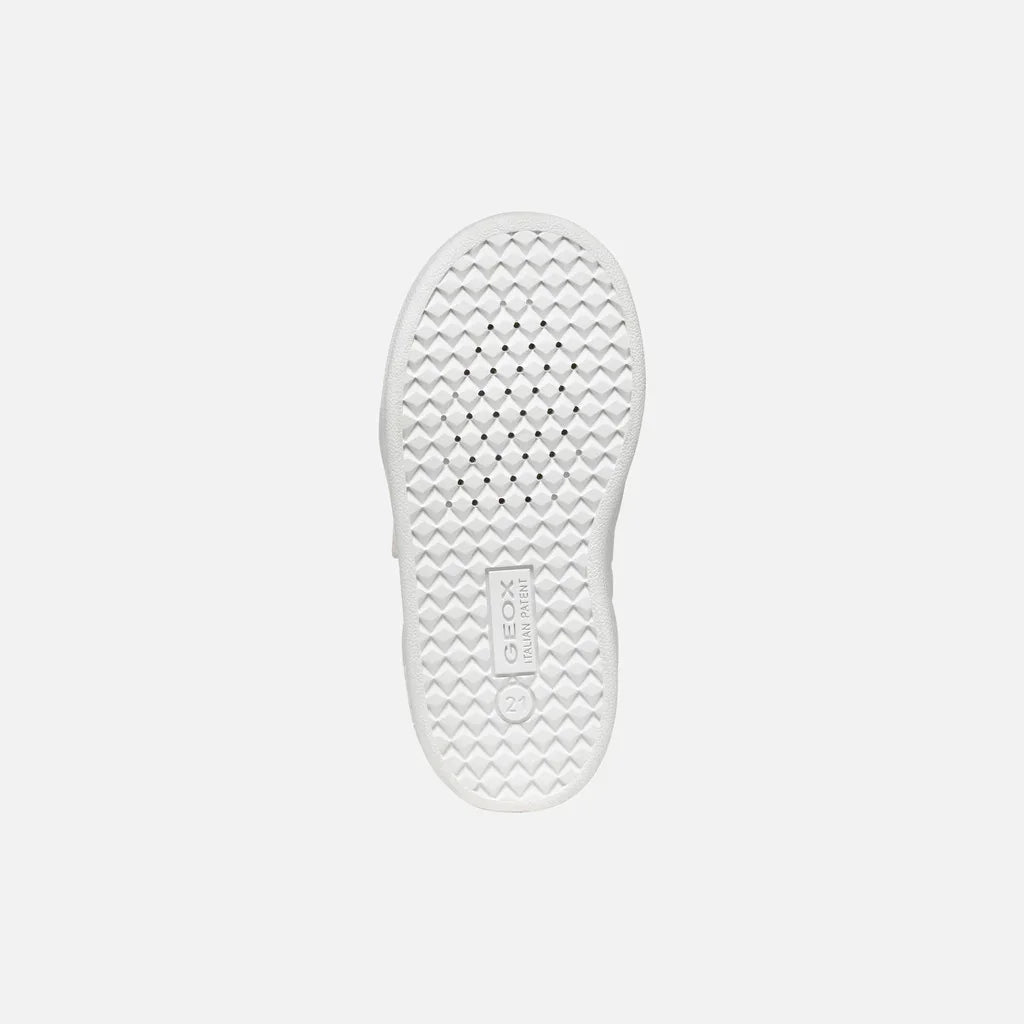 Geox Βρεφικά Sneakers Eclyper Λευκο Πράσινο