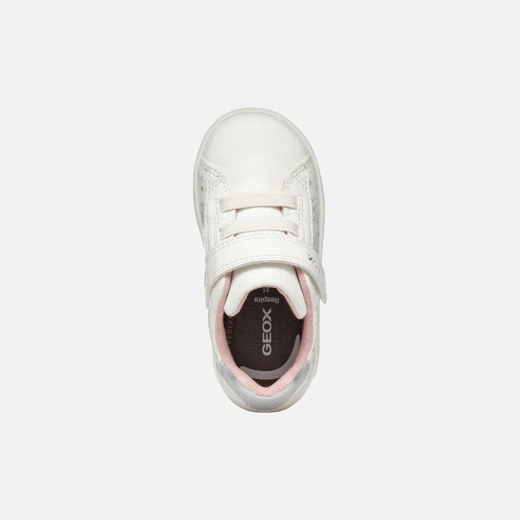 Geox Βρεφικά Sneakers Eclyper Λευκά