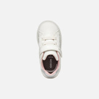 Geox Βρεφικά Sneakers Eclyper Λευκά