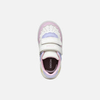 Geox Βρεφικά Sneakers Eclyper Λευκό / Κίτρινο