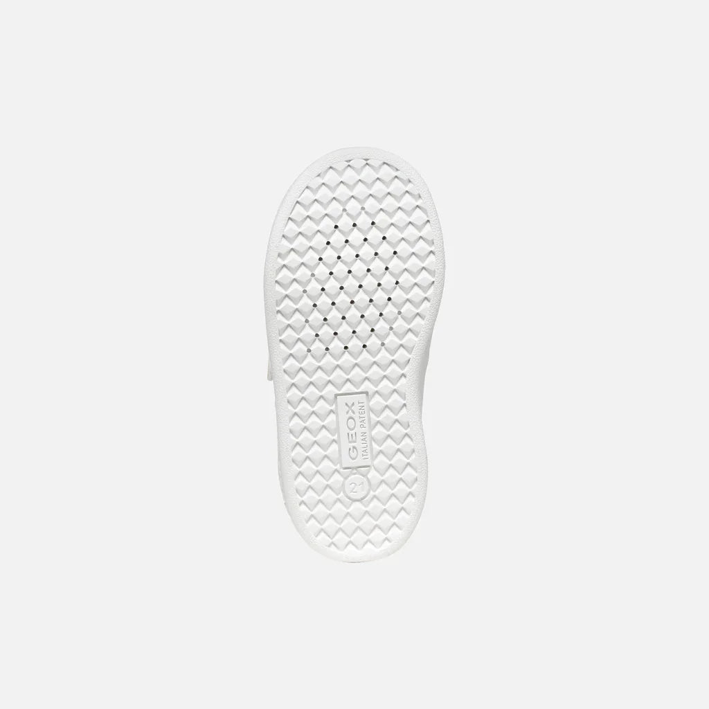 Geox Βρεφικά Sneakers Eclyper Λευκό / Κίτρινο