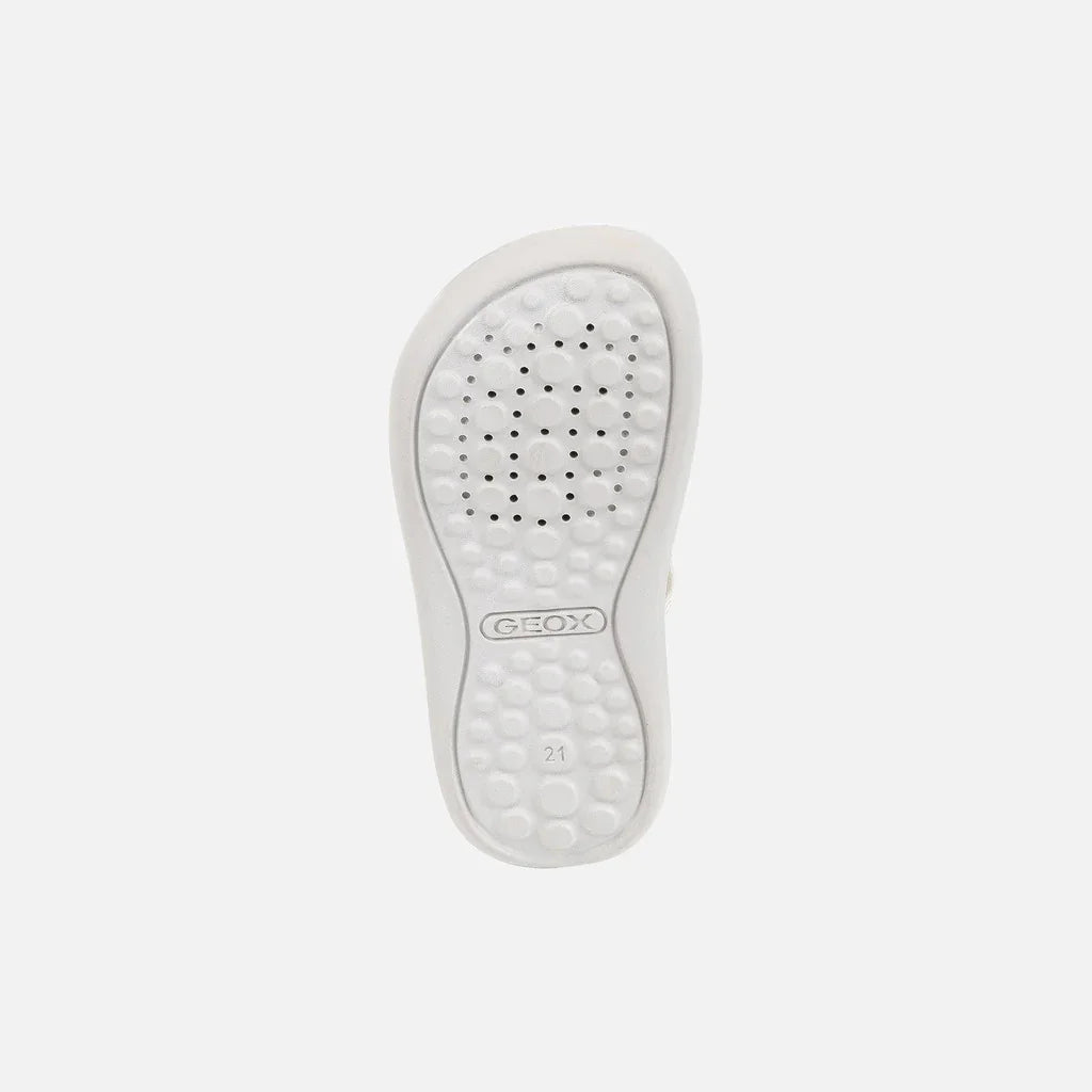 Geox Βρεφικά Πέδιλα Lightfloppy Λευκά