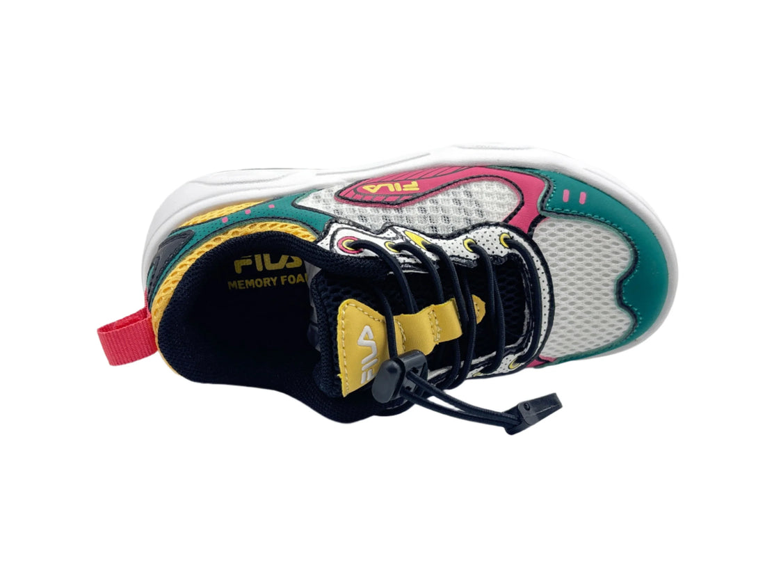 Fila Memory Dash Παιδικά Παπούτσια Λευκό Πράσινο