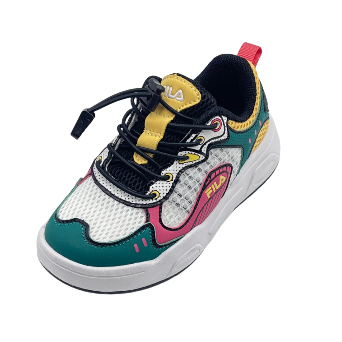 Fila Memory Dash Παιδικά Παπούτσια Λευκό Πράσινο