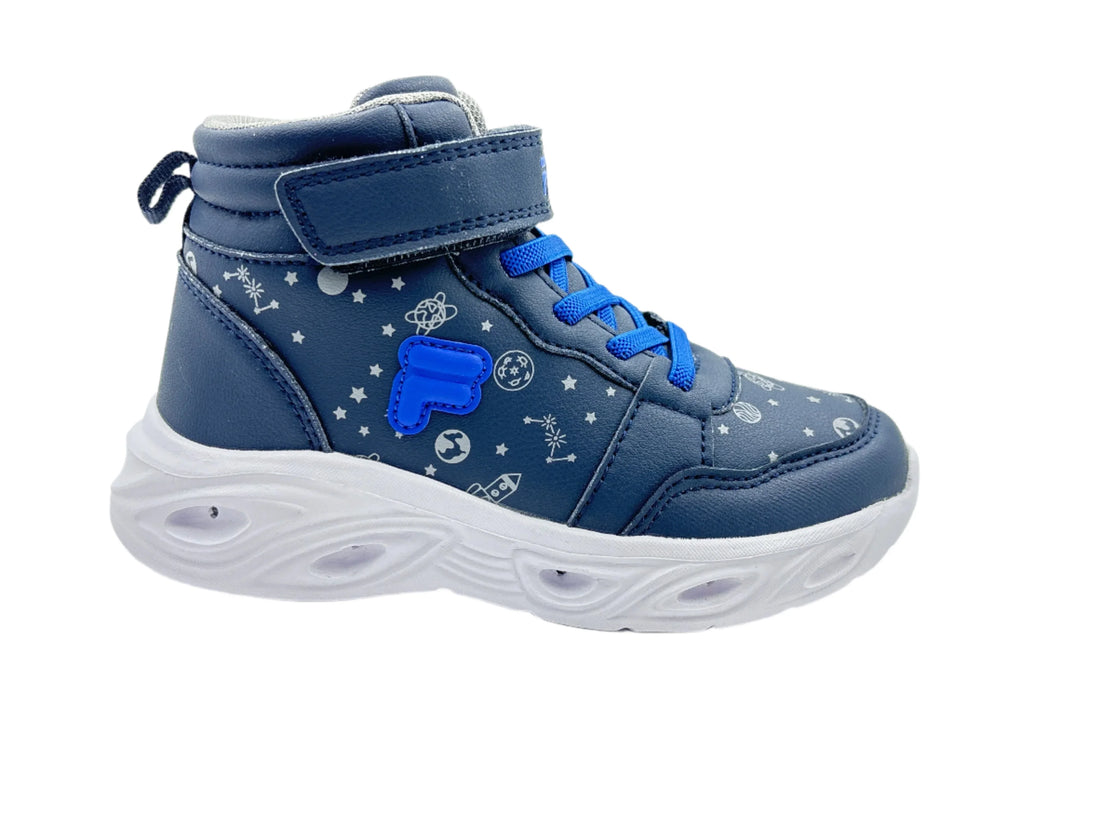 Fila Παιδικά Μποτάκια Memory Wizzard Μπλε Φωτάκια