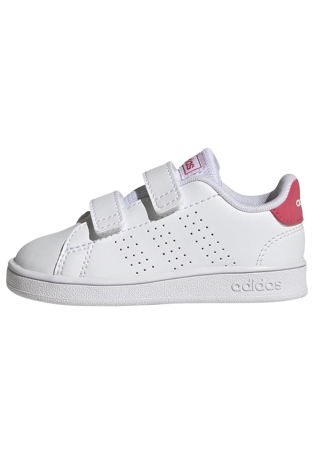 Adidas Βρεφικά Sneakers Advantage Λευκό Ροζ