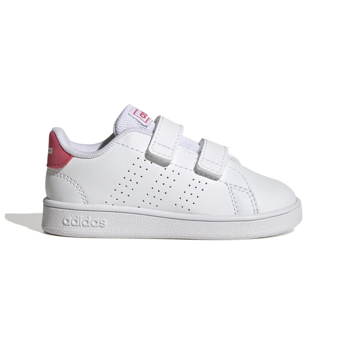 Adidas Βρεφικά Sneakers Advantage Λευκό Ροζ